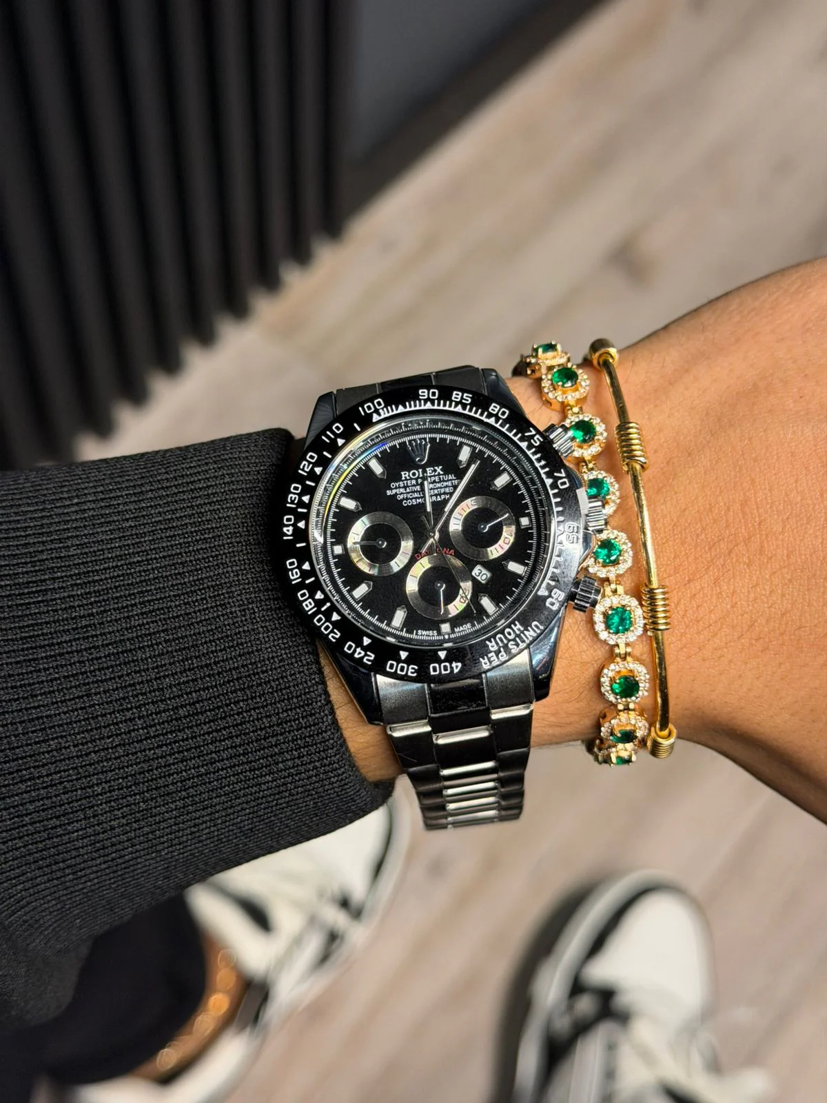 Rlx Daytn Plateado Tablero Negro Negro - Imagen 2