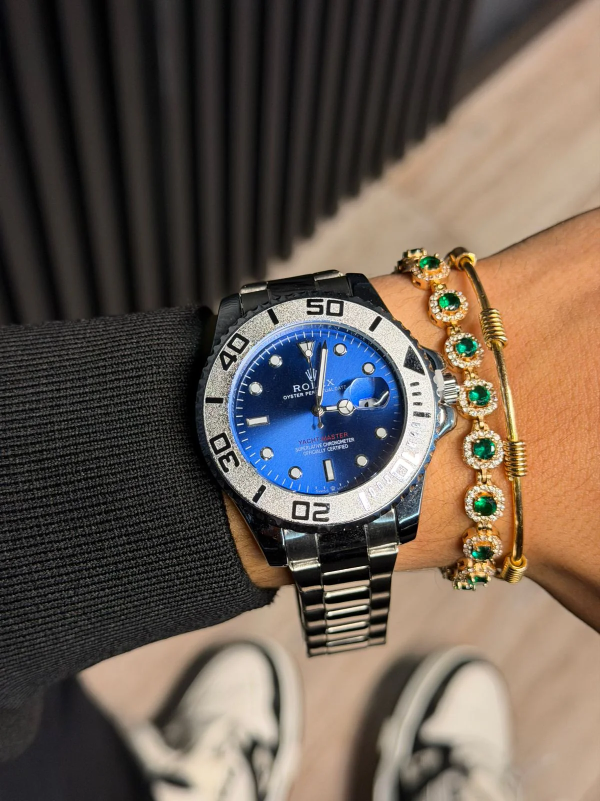 Rlx Yacth Plateado Tablero Azul - Imagen 2